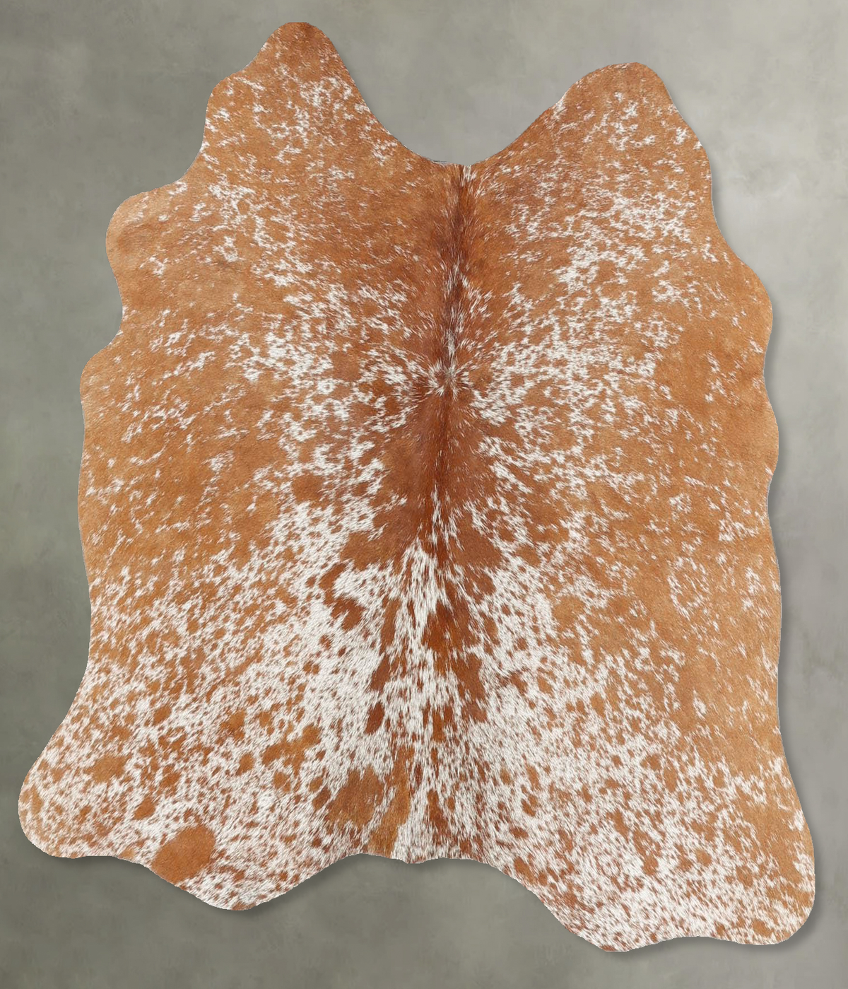 Salt and Pepper Brown Cowhide Rug #B30982