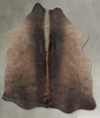 Light Caramel Medium Brazilian Cowhide Rug 4'5"H x 3'11"W #B30985 by Hudson Hides