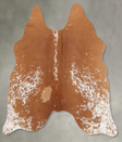 Salt and Pepper Brown Medium Brazilian Cowhide Rug 4'3"H x 4'5"W #B30994 by Hudson Hides