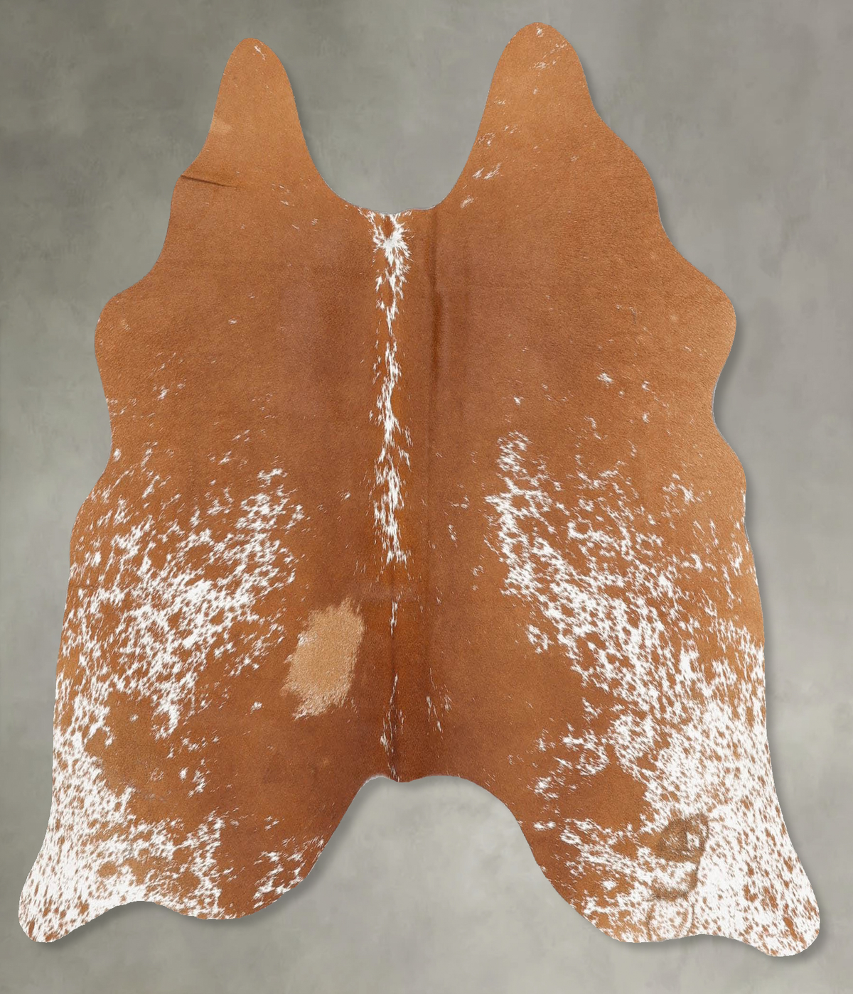 Salt and Pepper Brown Cowhide Rug #B30994