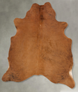 Solid Brown Medium Brazilian Cowhide Rug 5'10"H x 4'11"W #B30995 by Hudson Hides