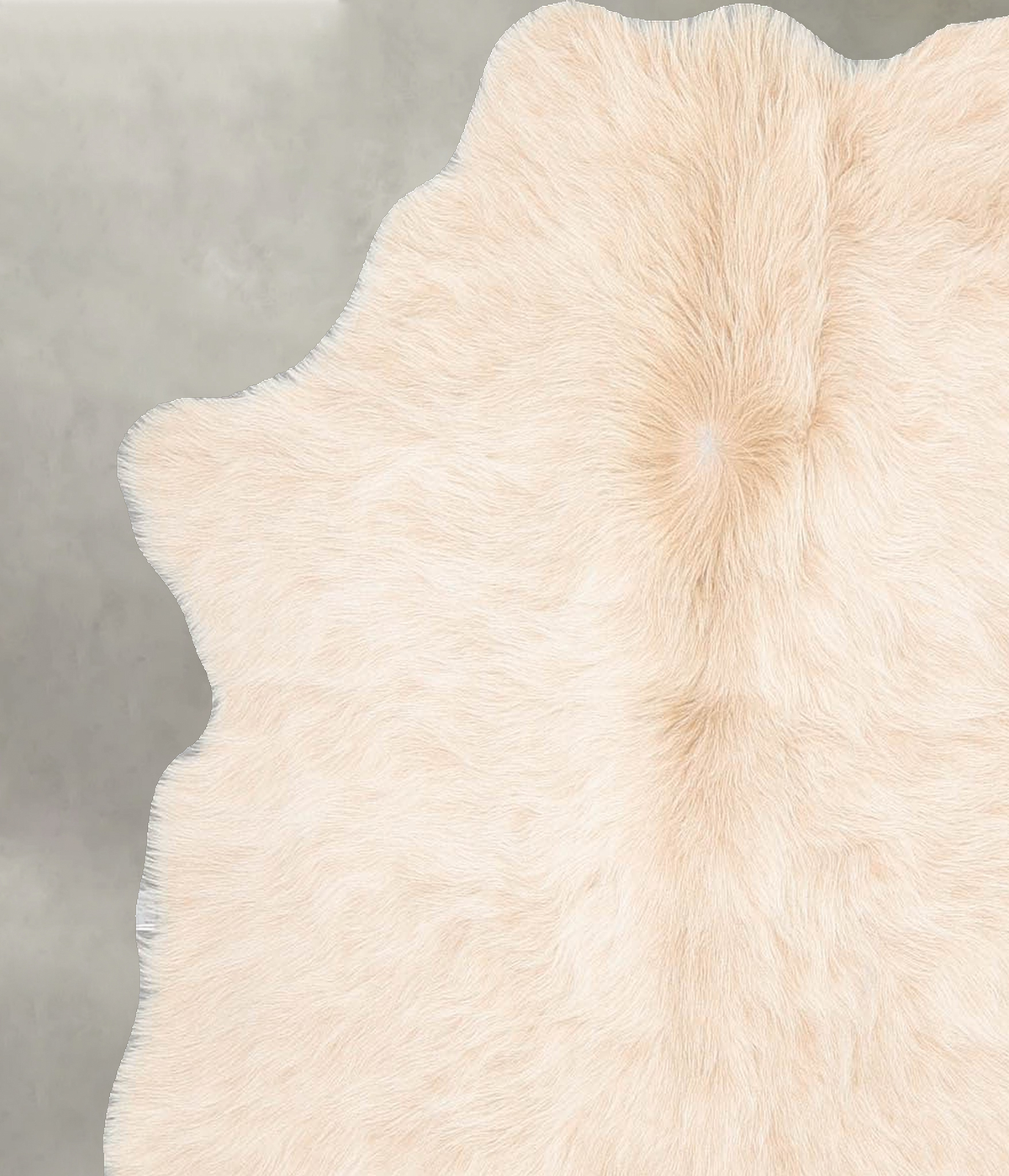 Palomino Medium Brazilian Cowhide Rug 4'6"H x 3'11"W #B30996 by Hudson Hides
