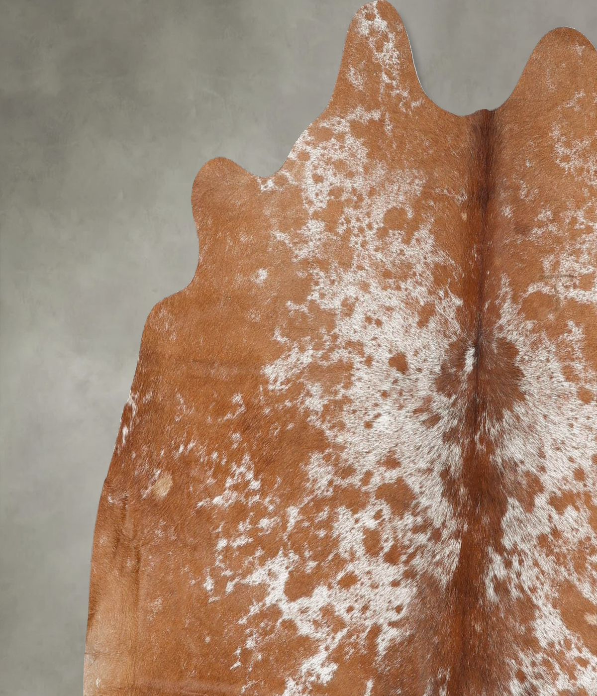 Salt and Pepper Brown Cowhide Rug #B30999