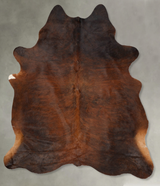 Dark Brindle XX-Large Brazilian Cowhide Rug 7'11"H x 6'6"W #B31003 by Hudson Hides