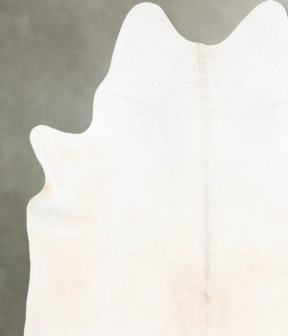 Ivory with Beige X-Large Brazilian Cowhide Rug 7'8"H x 6'6"W #B31007 by Hudson Hides