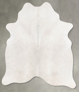 Light Grey Medium Brazilian Cowhide Rug 5'11"H x 5'0"W #B31009 by Hudson Hides