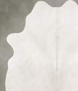 Light Grey Medium Brazilian Cowhide Rug 5'11"H x 5'0"W #B31009 by Hudson Hides