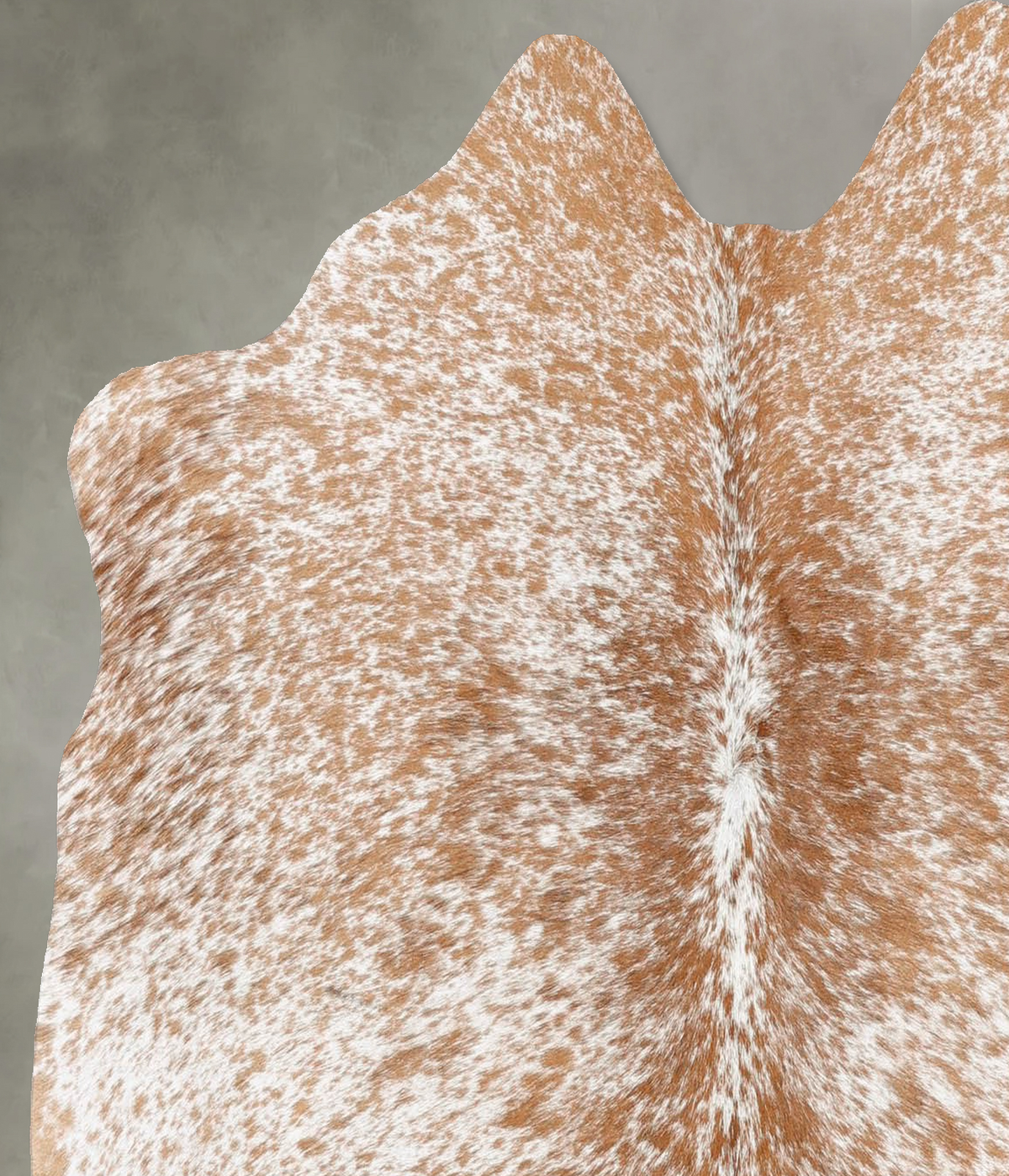 Salt and Pepper Brown Medium Brazilian Cowhide Rug 4'9"H x 4'7"W #B31016 by Hudson Hides