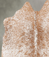 Salt and Pepper Brown Medium Brazilian Cowhide Rug 4'9"H x 4'7"W #B31016 by Hudson Hides