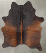 Warm Caramel Medium Brazilian Cowhide Rug 5'3"H x 4'5"W #B31017 by Hudson Hides