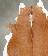 Brown and White Regular XX-Large Brazilian Cowhide Rug 8'0"H x 7'7"W #B31022 by Hudson Hides
