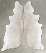 Grey with Beige XX-Large Brazilian Cowhide Rug 8'4"H x 6'5"W #B31033 by Hudson Hides