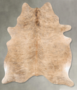 Light Brindle X-Large Brazilian Cowhide Rug 7'3"H x 5'9"W #B31035 by Hudson Hides