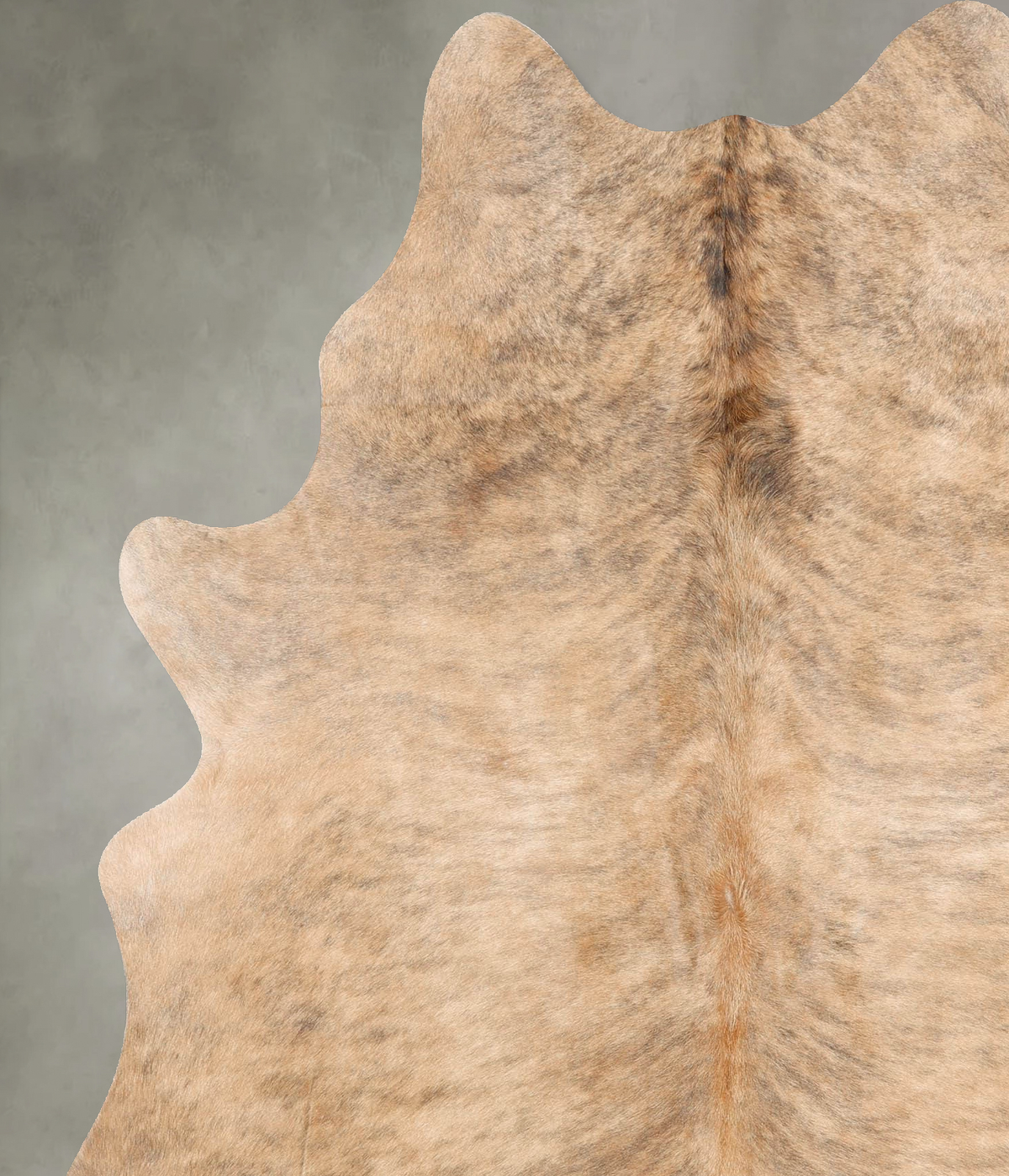 Light Brindle X-Large Brazilian Cowhide Rug 7'3"H x 5'9"W #B31035 by Hudson Hides