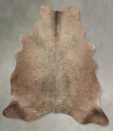 Taupe Large Brazilian Cowhide Rug 6'4"H x 5'5"W #B31038 by Hudson Hides