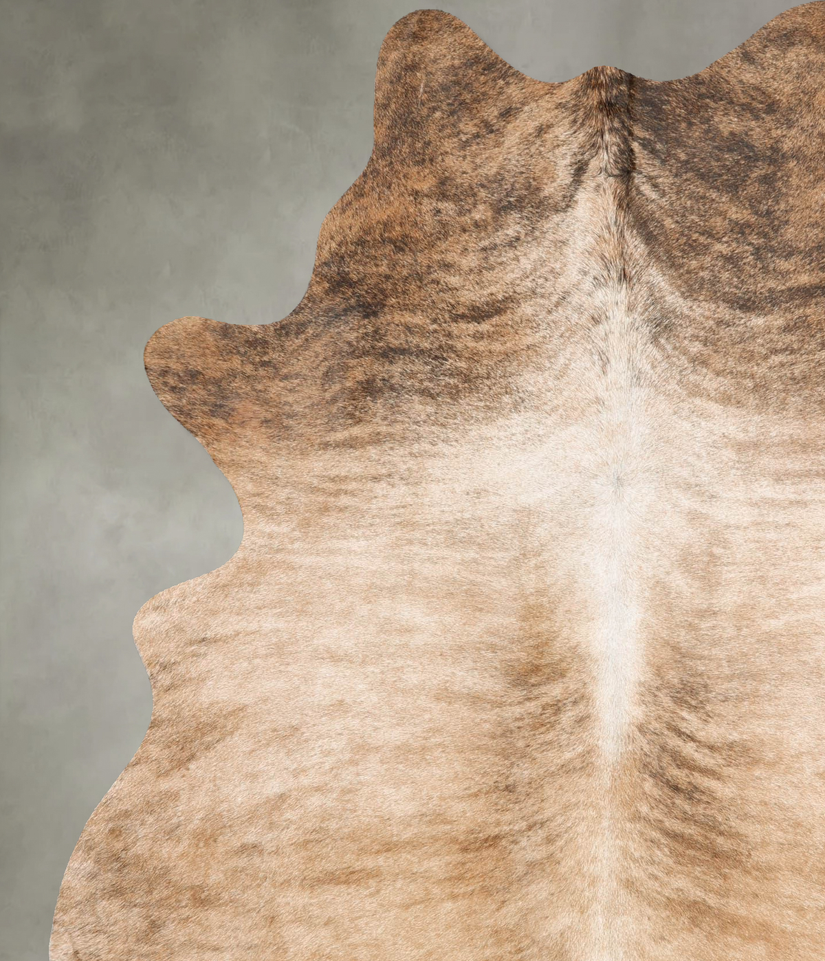 Light Brindle X-Large Brazilian Cowhide Rug 7'5"H x 5'7"W #B31039 by Hudson Hides