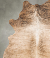 Light Brindle X-Large Brazilian Cowhide Rug 7'5"H x 5'7"W #B31039 by Hudson Hides