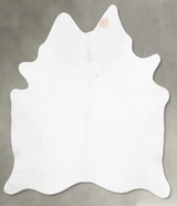 Ivory with Beige XX-Large Brazilian Cowhide Rug 7'9"H x 6'6"W #B31043 by Hudson Hides