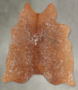 Salt and Pepper Brown Medium Brazilian Cowhide Rug 3'11"H x 4'0"W #B31050 by Hudson Hides