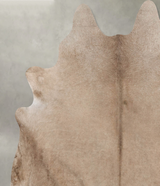 Champagne X-Large Brazilian Cowhide Rug 7'2"H x 6'5"W #B31055 by Hudson Hides