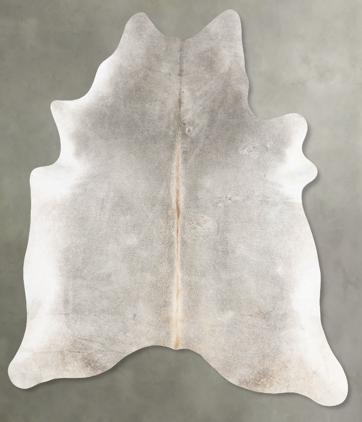 Grey with Beige Cowhide Rug #B31058