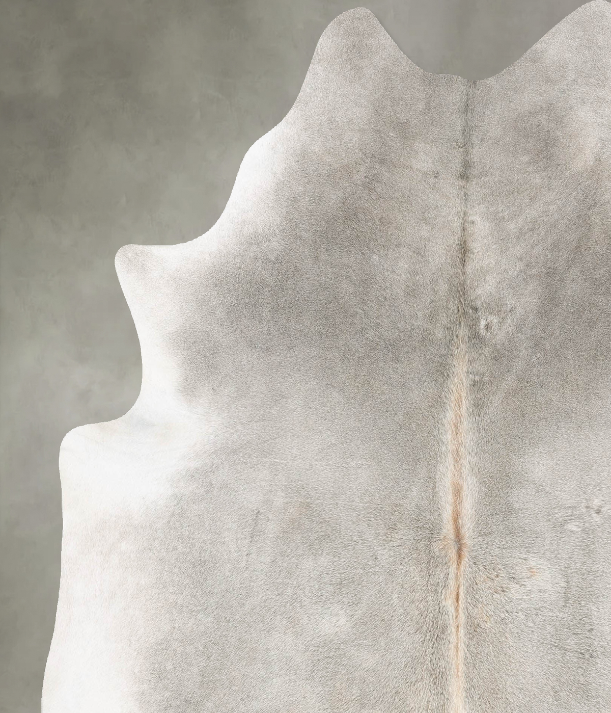 Grey with Beige X-Large Brazilian Cowhide Rug 7'3"H x 6'5"W #B31058 by Hudson Hides