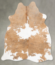 Light Caramel Medium Brazilian Cowhide Rug 6'0"H x 4'11"W #B31062 by Hudson Hides