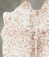 Salt and Pepper Brown Medium Brazilian Cowhide Rug 4'9"H x 4'11"W #B31063 by Hudson Hides