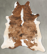 Tricolor X-Large Brazilian Cowhide Rug 7'8"H x 6'6"W #B31065 by Hudson Hides