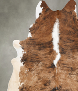 Tricolor X-Large Brazilian Cowhide Rug 7'8"H x 6'6"W #B31065 by Hudson Hides