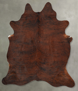 Medium Brindle X-Large Brazilian Cowhide Rug 7'3"H x 5'11"W #B31066 by Hudson Hides