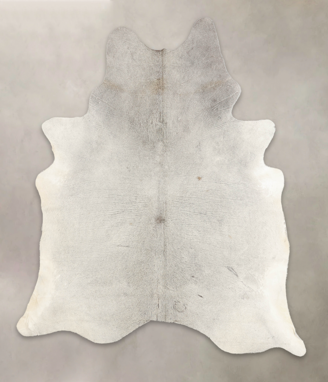 Medium Grey XX-Large Brazilian Cowhide Rug 8'7"H x 7'1"W #B3107 by Hud
