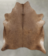 Taupe X-Large Brazilian Cowhide Rug 6'11"H x 6'0"W #B31070 by Hudson Hides