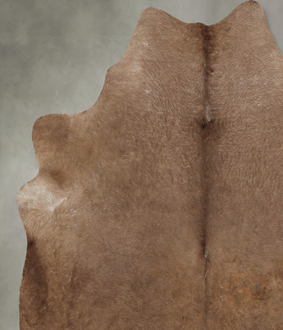 Taupe X-Large Brazilian Cowhide Rug 6'11"H x 6'0"W #B31070 by Hudson Hides