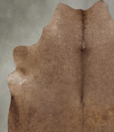Taupe X-Large Brazilian Cowhide Rug 6'11"H x 6'0"W #B31070 by Hudson Hides