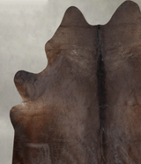 Chocolate XX-Large Brazilian Cowhide Rug 8'0"H x 6'5"W #B31080 by Hudson Hides