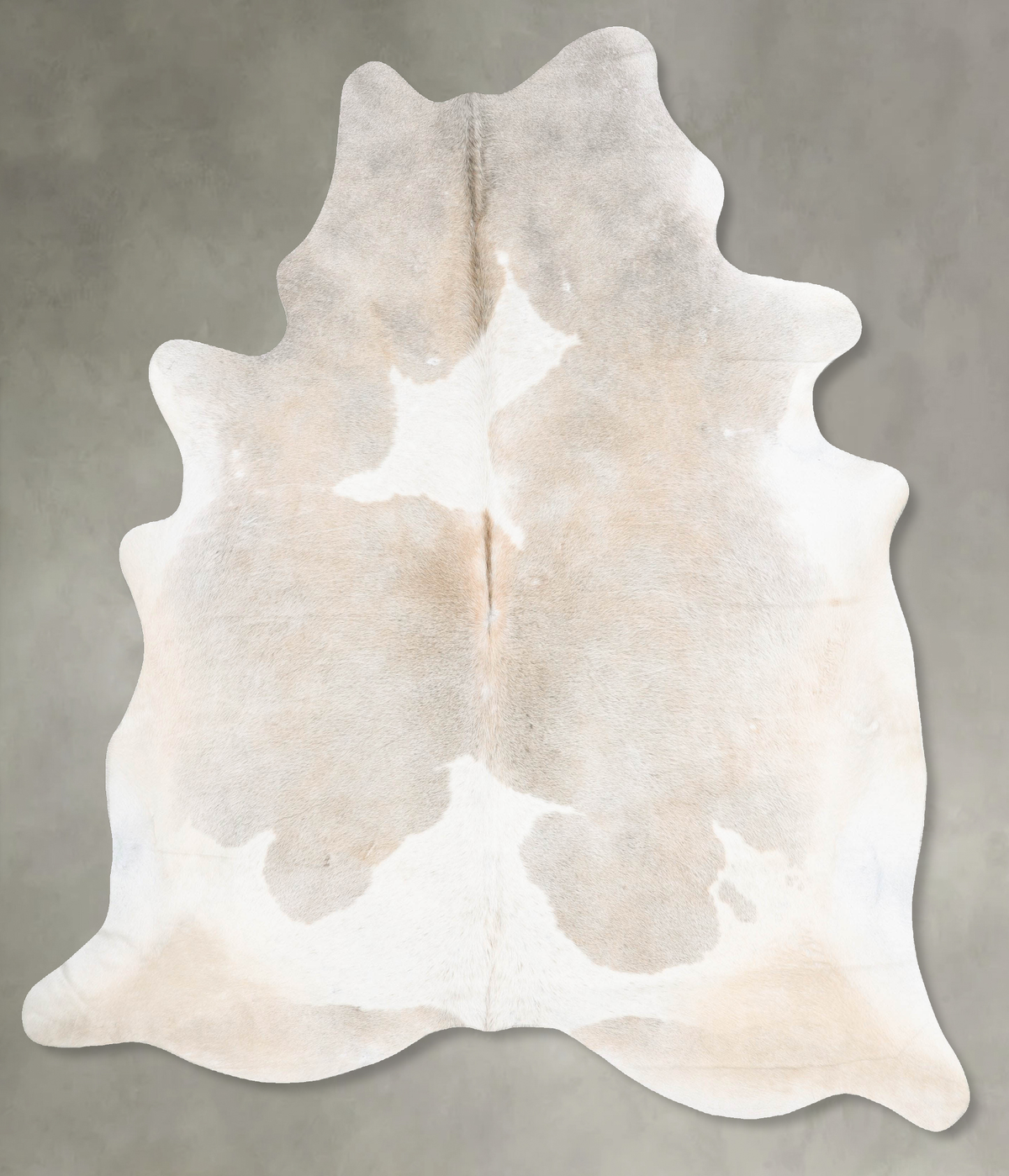 Beige and White Cowhide Rug #B31082