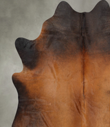 Warm Caramel XX-Large Brazilian Cowhide Rug 7'8"H x 7'4"W #B31083 by Hudson Hides