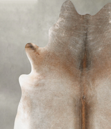 Grey with Beige XX-Large Brazilian Cowhide Rug 8'1"H x 6'11"W #B31084 by Hudson Hides