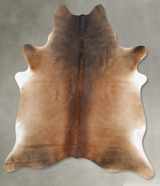 Light Caramel X-Large Brazilian Cowhide Rug 7'9"H x 6'5"W #B31091 by Hudson Hides