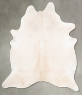 Ivory with Beige XX-Large Brazilian Cowhide Rug 8'8"H x 7'0"W #B31094 by Hudson Hides