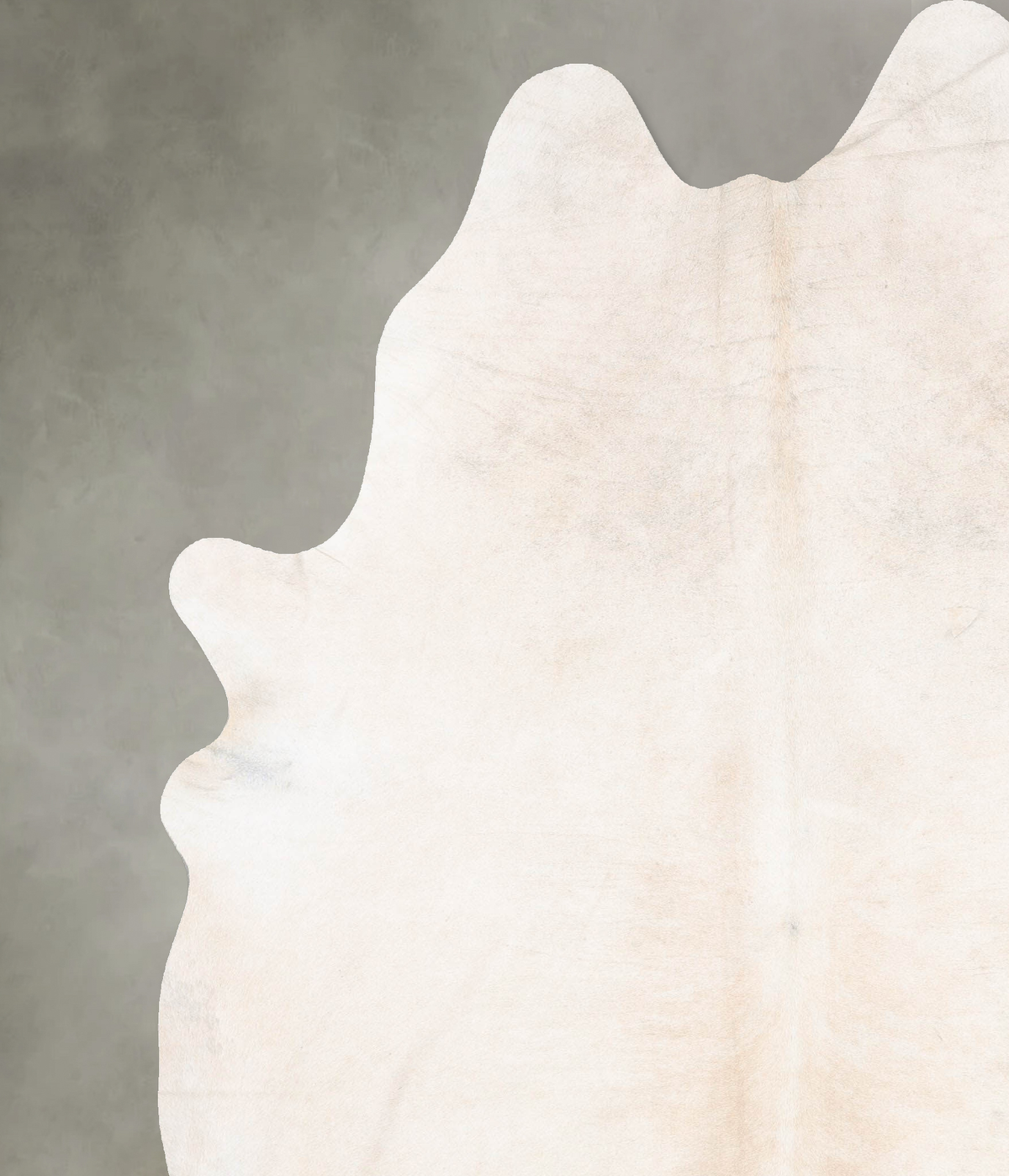 Ivory with Beige XX-Large Brazilian Cowhide Rug 8'8"H x 7'0"W #B31094 by Hudson Hides