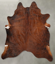 Medium Brindle XX-Large Brazilian Cowhide Rug 8'5"H x 7'2"W #B31095 by Hudson Hides