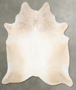 Beige XX-Large Brazilian Cowhide Rug 8'5"H x 6'9"W #B31101 by Hudson Hides