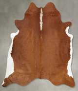 Hereford X-Large Brazilian Cowhide Rug 7'3"H x 6'9"W #B31102 by Hudson Hides