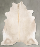 Champagne X-Large Brazilian Cowhide Rug 7'7"H x 6'7"W #B31113 by Hudson Hides