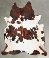 Tricolor XX-Large Brazilian Cowhide Rug 8'2"H x 6'7"W #B31123 by Hudson Hides