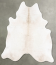Champagne X-Large Brazilian Cowhide Rug 7'7"H x 6'6"W #B31126 by Hudson Hides