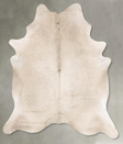Champagne XX-Large Brazilian Cowhide Rug 8'6"H x 6'10"W #B31127 by Hudson Hides