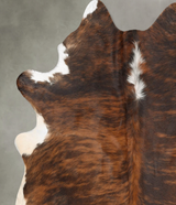 Medium Brindle X-Large Brazilian Cowhide Rug 6'8"H x 6'0"W #B31134 by Hudson Hides